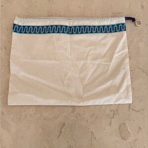 Tory Burch Dust Bag with Blue Trim
